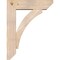 Ekena Millwork Thorton Slat Smooth Bracket w/ Offset Brace, Douglas Fir, 7 1/2"W x 28"D x 36"H BKT0806X28X36THR06SDF - alternate 4